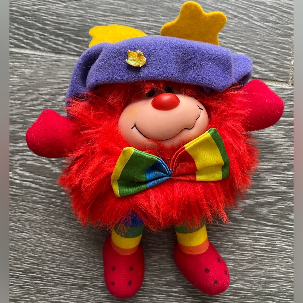 1984 Vintage Rainbow Brite Hatful Champ Sprite Plush